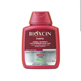 شامپو ضد ریزش مو بیوکسین Bioxcin مدل Forte مناسب انواع مو حجم 300 میل